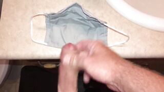 Cumming on this mask for a second time now out of washing it, next time I’ll have a fun wearing it
