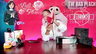 Vagina stretching & Beauty solo masturbation - Petal Kiss Review - The Bad peach Sextoy unfathomable testing.