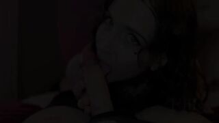 POV: Charming Tranny Aura Duvall Deepthroats Your Large Dong