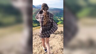 Hiking or swimming?