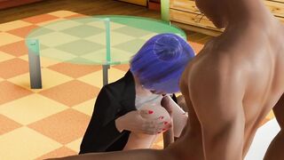 Konan titjob with her soft melons