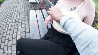 Unfathomable Oral job in Town Park from Excited Girlfriend