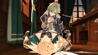 Varka x Lohen - Genshin Impact Queer R34 Animation