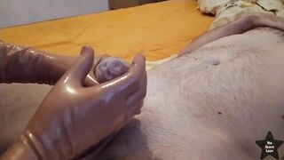 Wanking his wang with tenga egg to 4 orgasms