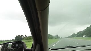HEADING INTO BAR RAIN STORM IN TEXAS!