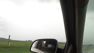 HEADING INTO BAR RAIN STORM IN TEXAS!