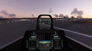 Flying Around San Francisco At Sunset In My F-22 Raptor