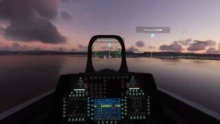 Flying Around San Francisco At Sunset In My F-22 Raptor