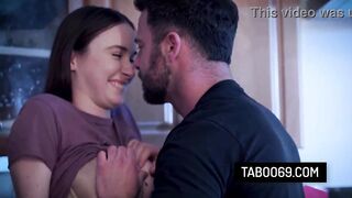 Excited DILF Pounds Stepdaughter's Bestie's Curly Cunt