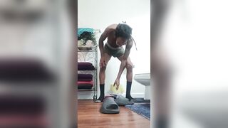 Hawt disrobe teases lead to juicy snatch shots