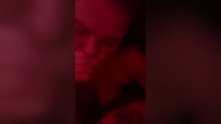 Groaning as that babe sucks Penis and gets drilled