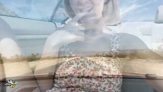 ROAD HEAD TURNS INTO A CREAMPIE BANG on the side of the road - Concupiscent Hiking - POV 4K