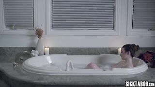 Lexi Lore and small teen sucked large hard schlong and enjoyed coarse screwing with teens kinky stepfather