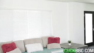 Blindfolded Wife Gets An Anniversary Gift From Cuck Hubby