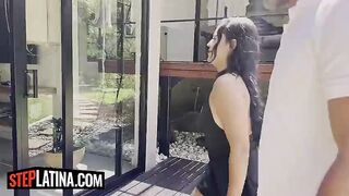 My THICK LATIN BABE STEPSISTERS teamed up to UNFATHOMABLE MOUTH my DONG during our family vacation