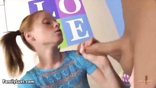 Redhead teen doxy wishes some cock