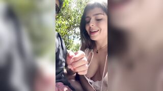 Unknown Cutie Sucks Me In The Park And Ends Up FULL OF CUM
