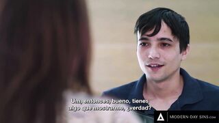 MODERN-DAY SINS - Nervous Hunk Screws His Bully's SEXY mother I'd like to fuck STEPMOM Natasha Priceless! - SPANISH SUBTITLES