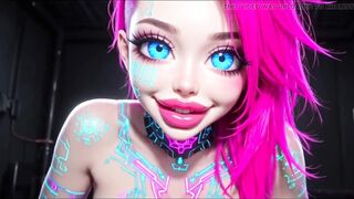 Cute Hot Talk and Bazookas, Ai Animation