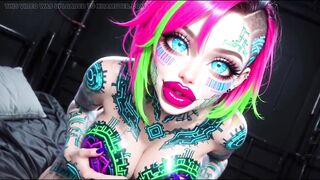 Cute Hot Talk and Bazookas, Ai Animation