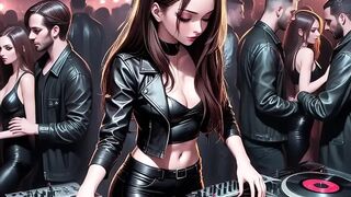 Manga Hot DJ Synthwave Retrowave Electro AI