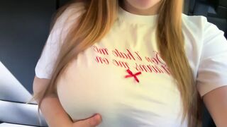 Bulky curvy large natural melons masturbating and climax