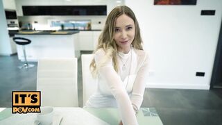 ItsPOV - Excited blond mother I'd like to fuck Polina Maxima bangs around on her spouse