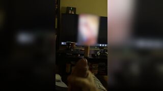 Compliant emo hotty catches me stroking and finishes it with her throat – free-use oral