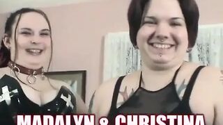 Madalyn bangs corpulent wench Christina