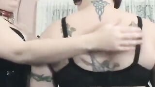 Madalyn bangs corpulent wench Christina