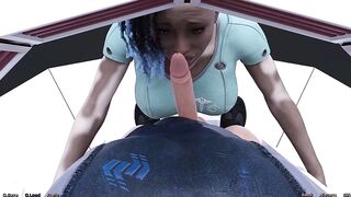Stranded in Space - Hawt Oral by Vitiligo Hotty