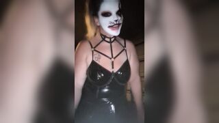 Smokin' big beautiful woman Jaw-dropping Kitty Clown with Large Titties and Butt begging to have some pleasure
