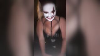 Smokin' big beautiful woman Jaw-dropping Kitty Clown with Large Titties and Butt begging to have some pleasure