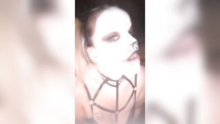 Smokin' big beautiful woman Jaw-dropping Kitty Clown with Large Titties and Butt begging to have some pleasure