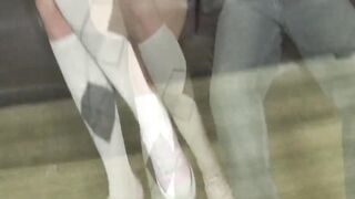 Amateur Blowjobs Scene-4 brunette hair in Underware Loves to Suck a Ebony Jock in Amateur Interracial Blow job