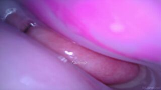 Camera in Cunt cumming, cervix palpitating, climax contractions, gfe raw talk, bts - Masturbate with me Ep 1 Part 5