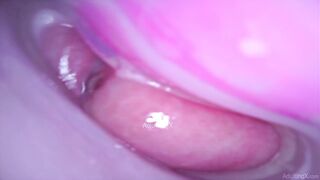 Camera in Cunt cumming, cervix palpitating, climax contractions, gfe raw talk, bts - Masturbate with me Ep 1 Part 5