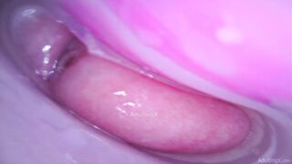 Camera in Cunt cumming, cervix palpitating, climax contractions, gfe raw talk, bts - Masturbate with me Ep 1 Part 5
