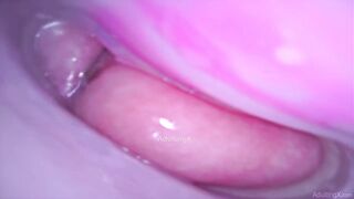 Camera in Cunt cumming, cervix palpitating, climax contractions, gfe raw talk, bts - Masturbate with me Ep 1 Part 5