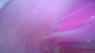 Camera in Cunt cumming, cervix pulsating, climax contractions, gfe raw talk, bts - Masturbate with me Ep 1 Part 4
