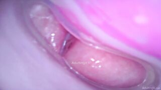 Camera in Cunt cumming, cervix pulsating, climax contractions, gfe raw talk, bts - Masturbate with me Ep 1 Part 4
