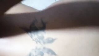 Brunette hair Alone in Her Room Gives Herself Fun, Until This babe Can't
