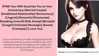 F4M "Your Wife Surprises U on Your Anniversary"