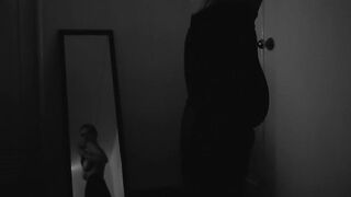 The night Porter. ( The Chauffeur ) Erotic art-abode tease, followed by fingering and toy play.