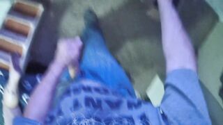 Dad's CoWorker with a giant knob Dropped By for His Turn, I cum a lot on him