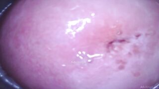 Camera in Pussy cumming, cervix palpitating, climax contractions, gfe raw talk, bts - Masturbate with me Ep 1 Part three
