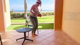 Locked on the Balcony - Despairing Piddle in My Jeans
