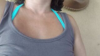 I Risk Getting Caught Showing My Breasts Outside