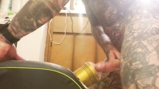 Home Bath Floor Fleshlight Screw