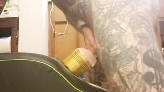 Home Bath Floor Fleshlight Screw